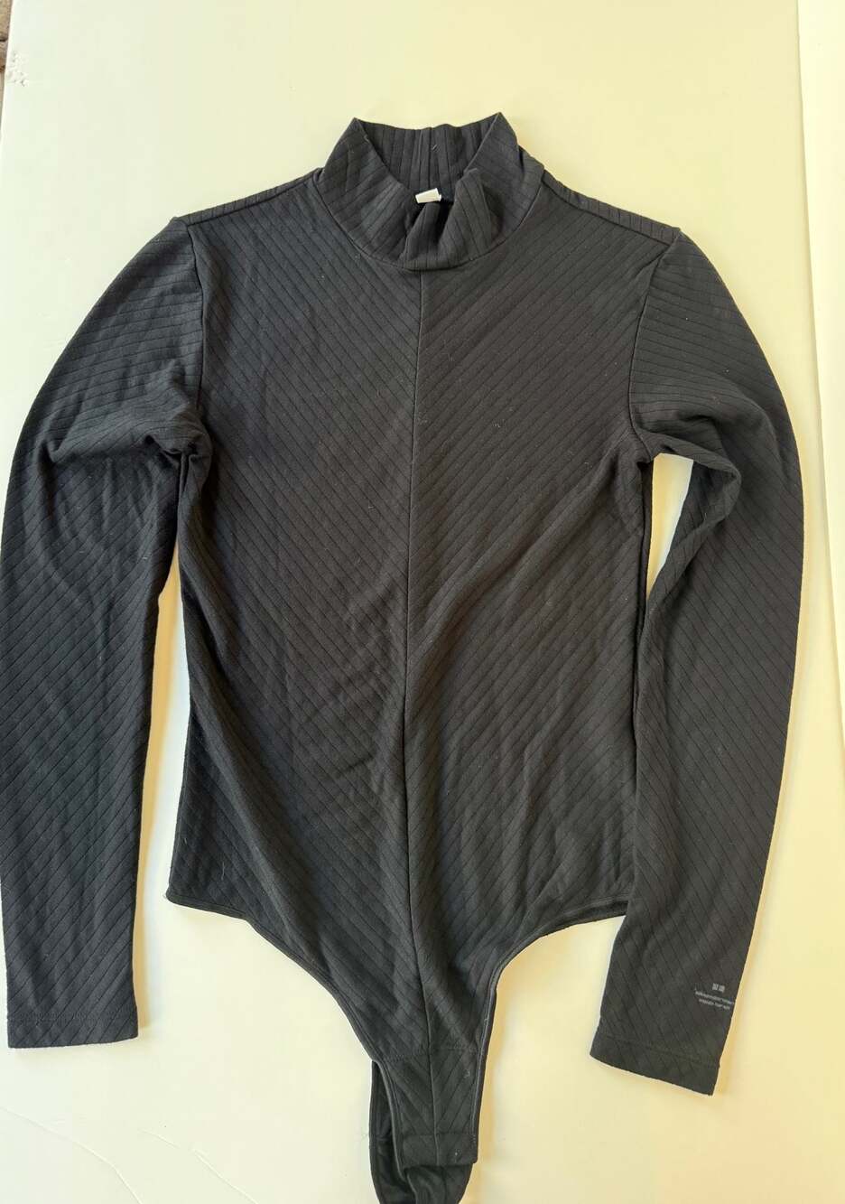 Alexander Wang x UNIQLO Heattech Extra Warm Mock Neck Bodysuit Black Size S